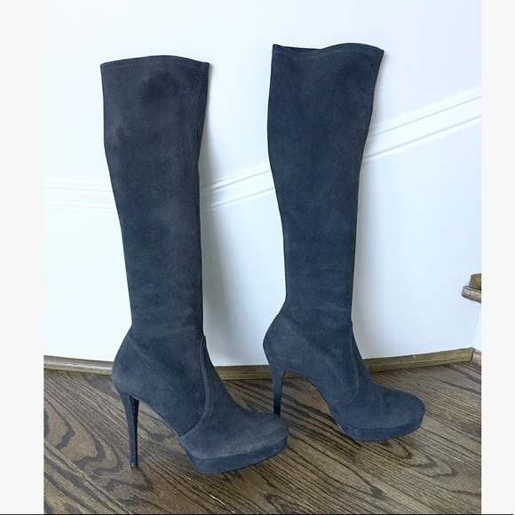 Stuart Weitzman GIVEITUP Platform High Heel Boots - Picture 3 of 8